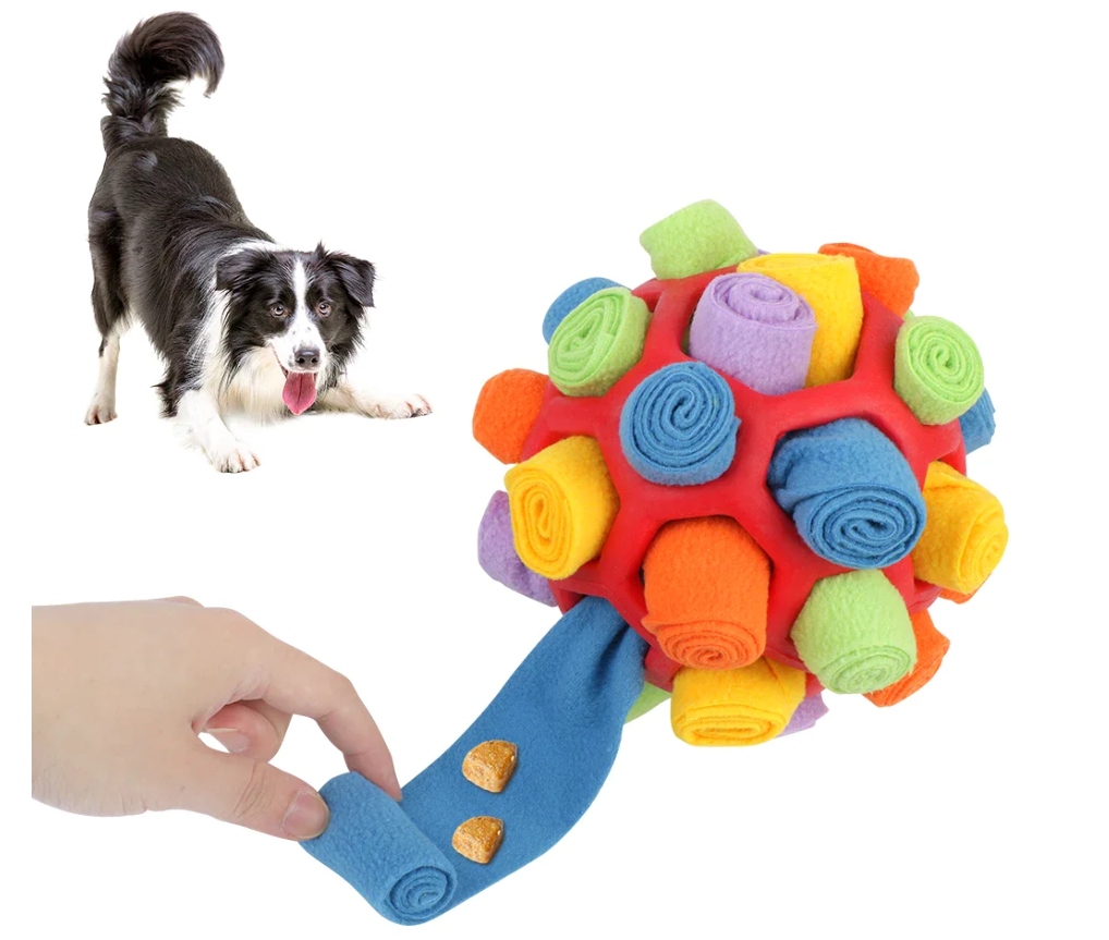 ailyfu Snuffle Ball for Dogs, Interactive Dog Snuffle Ball with Dog  Clicker, Dog Enrichment Toys Encourages Natural Foraging Skills, Slow  Feeder Treat
