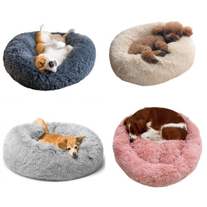Fluffy Calming Hot Dog Bed for Large Small Dogs Cotton Big Small